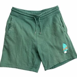 Woosah Sustainable‎ Green Sweat Shorts Men’s Large Drawstring Pockets